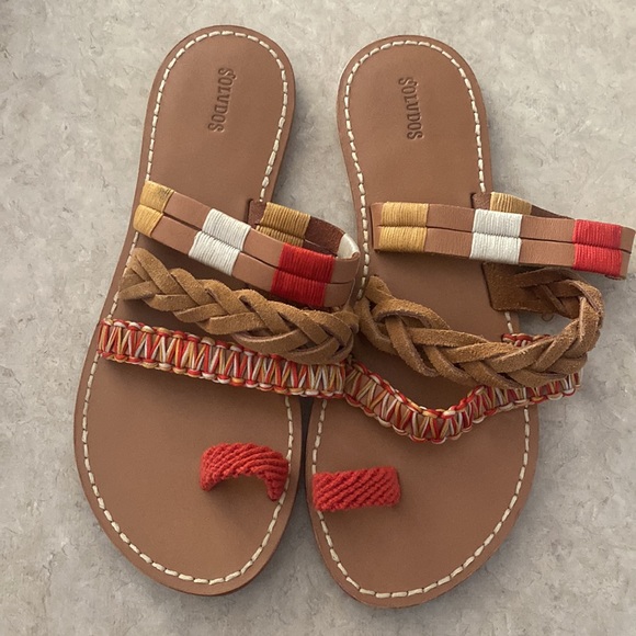 Soludos Multi Band Slide Sandals - Picture 2 of 9